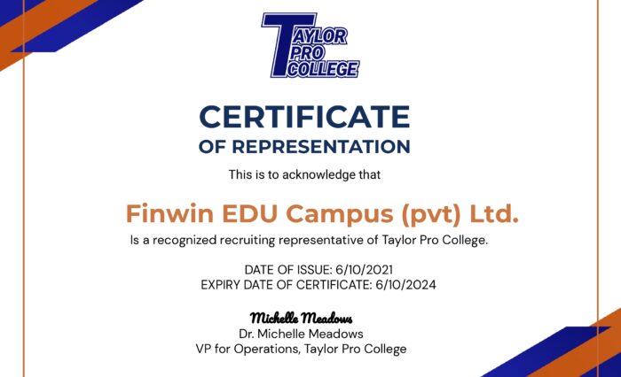 Taylor Pro_Certificates of Representation_Finwin EDU Campus (pvt) Ltd._page-0001